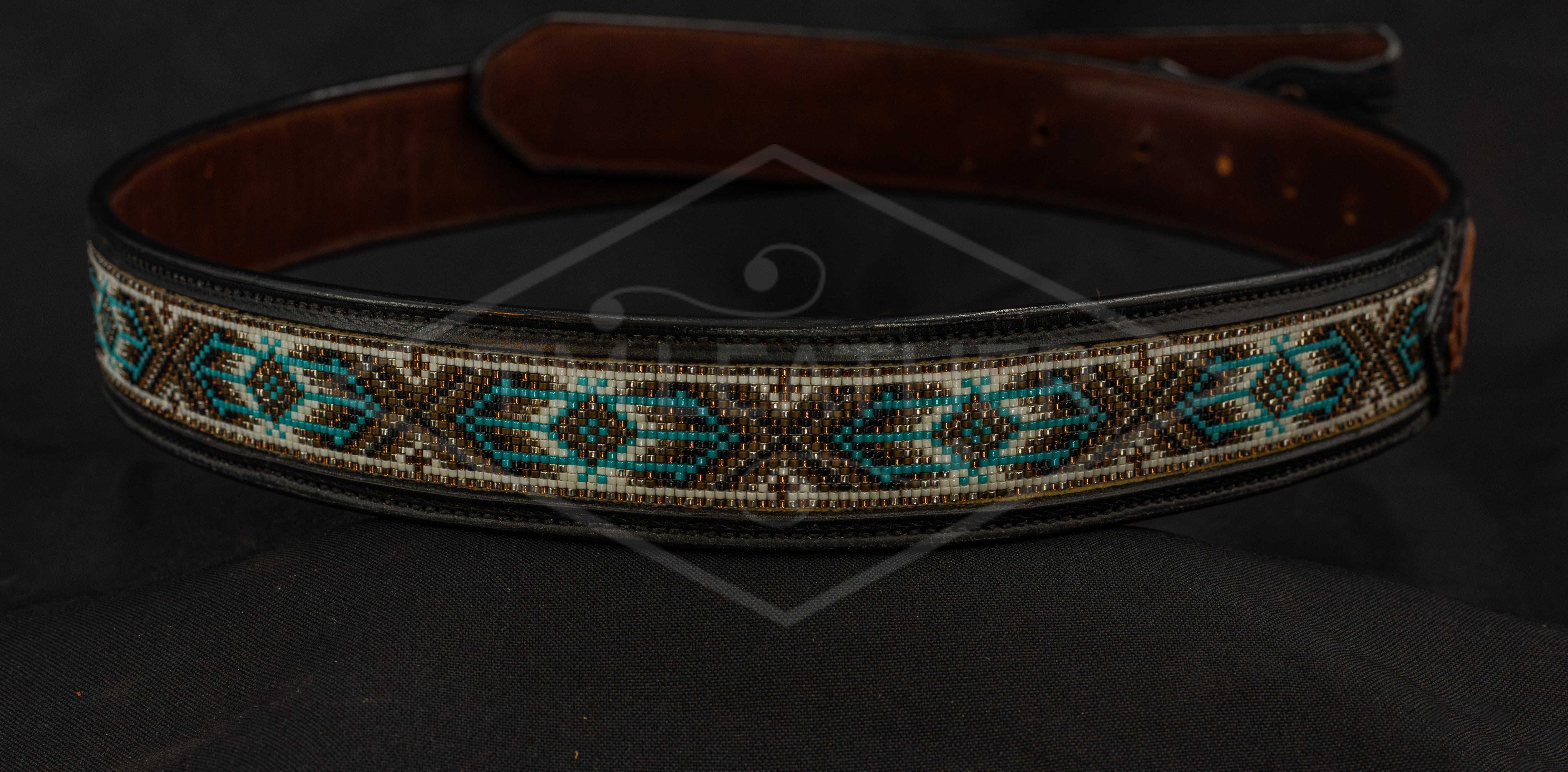 Taylor Meeske Signature Series Floral & Beaded Belt