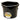 DuraFlex Plastic Flatback Bucket 8 qt.
