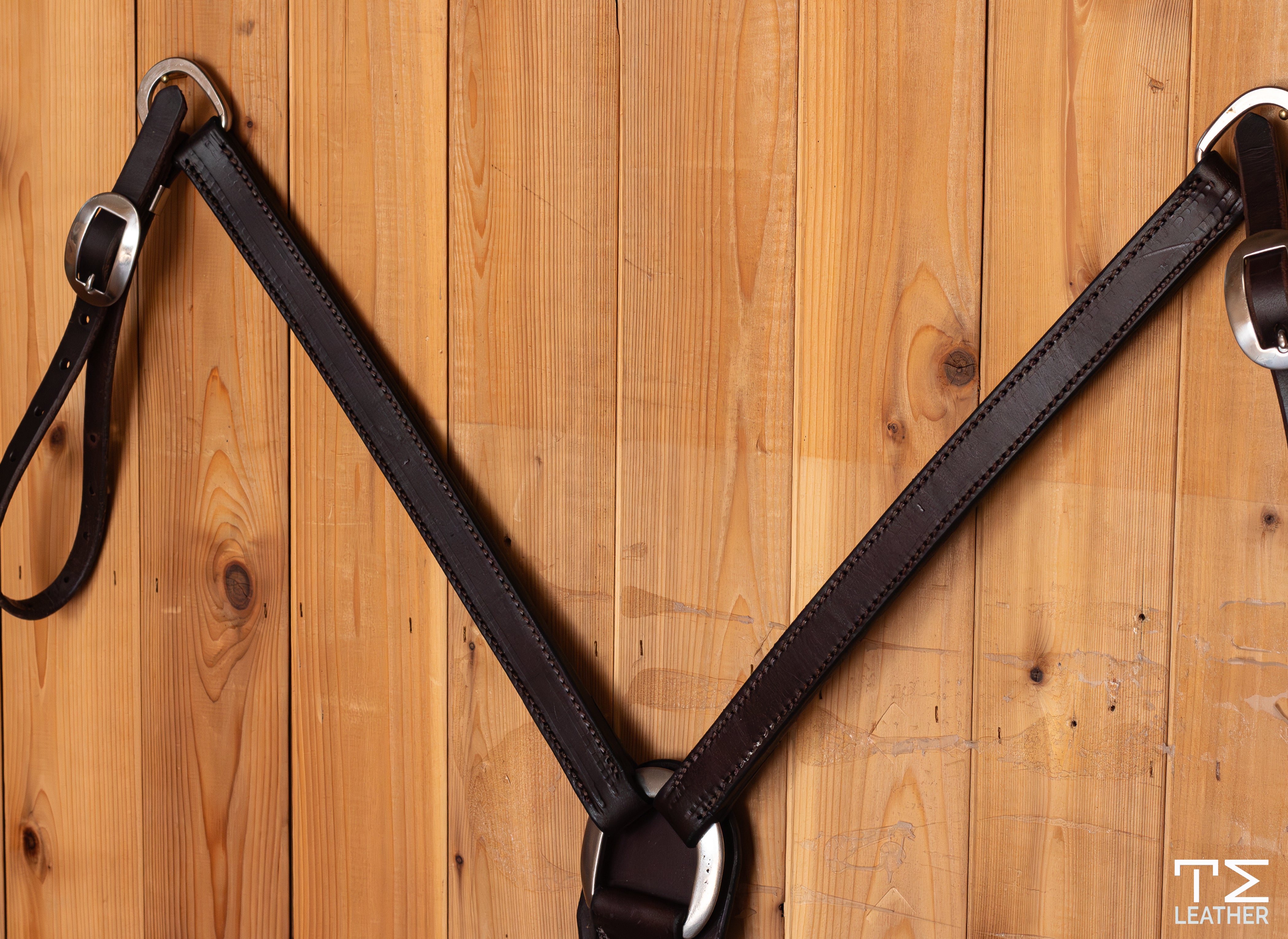 1" Plain Chocolate Smooth Breast Collar