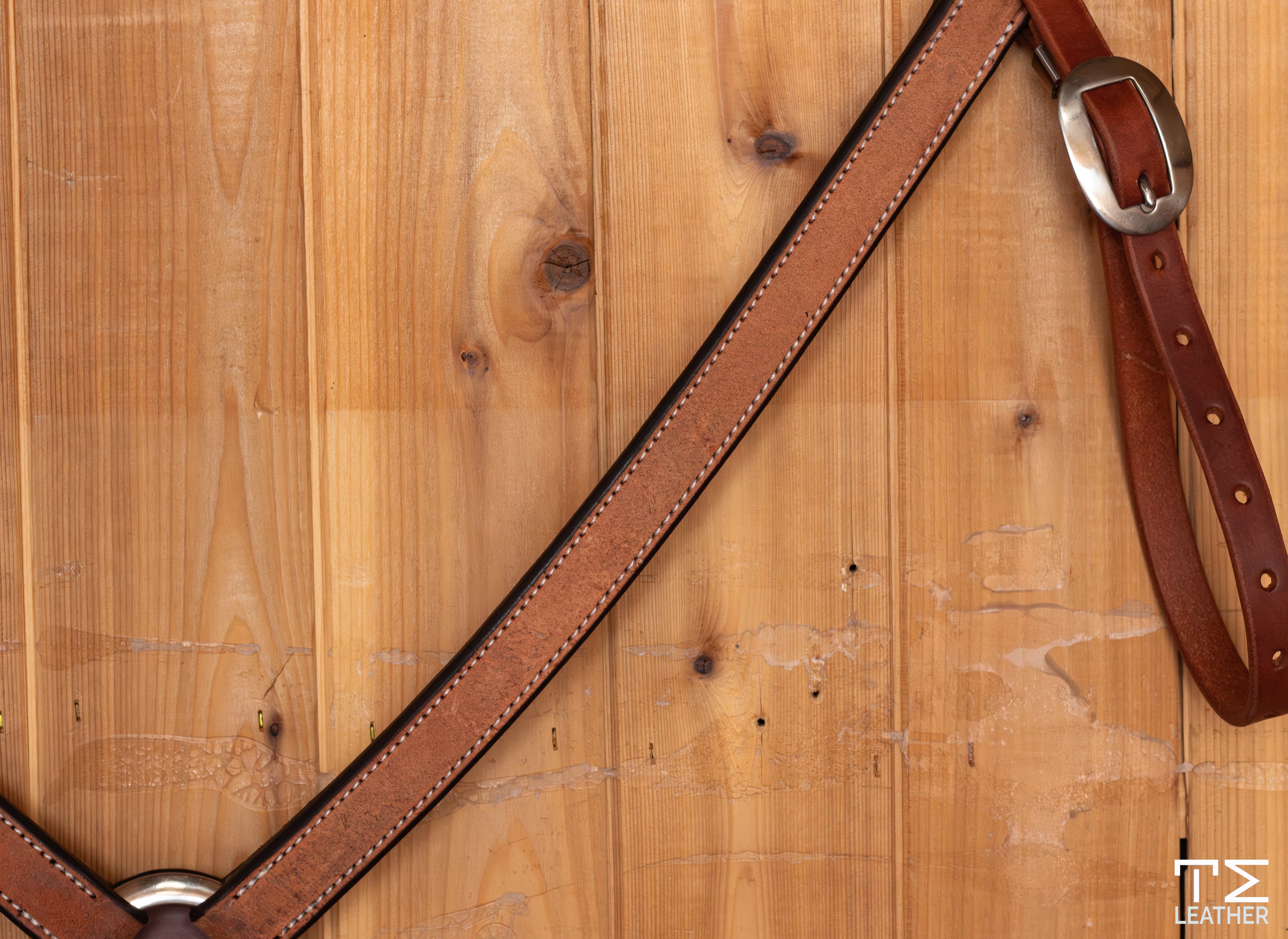 1" Plain Natural Roughout Breast Collar