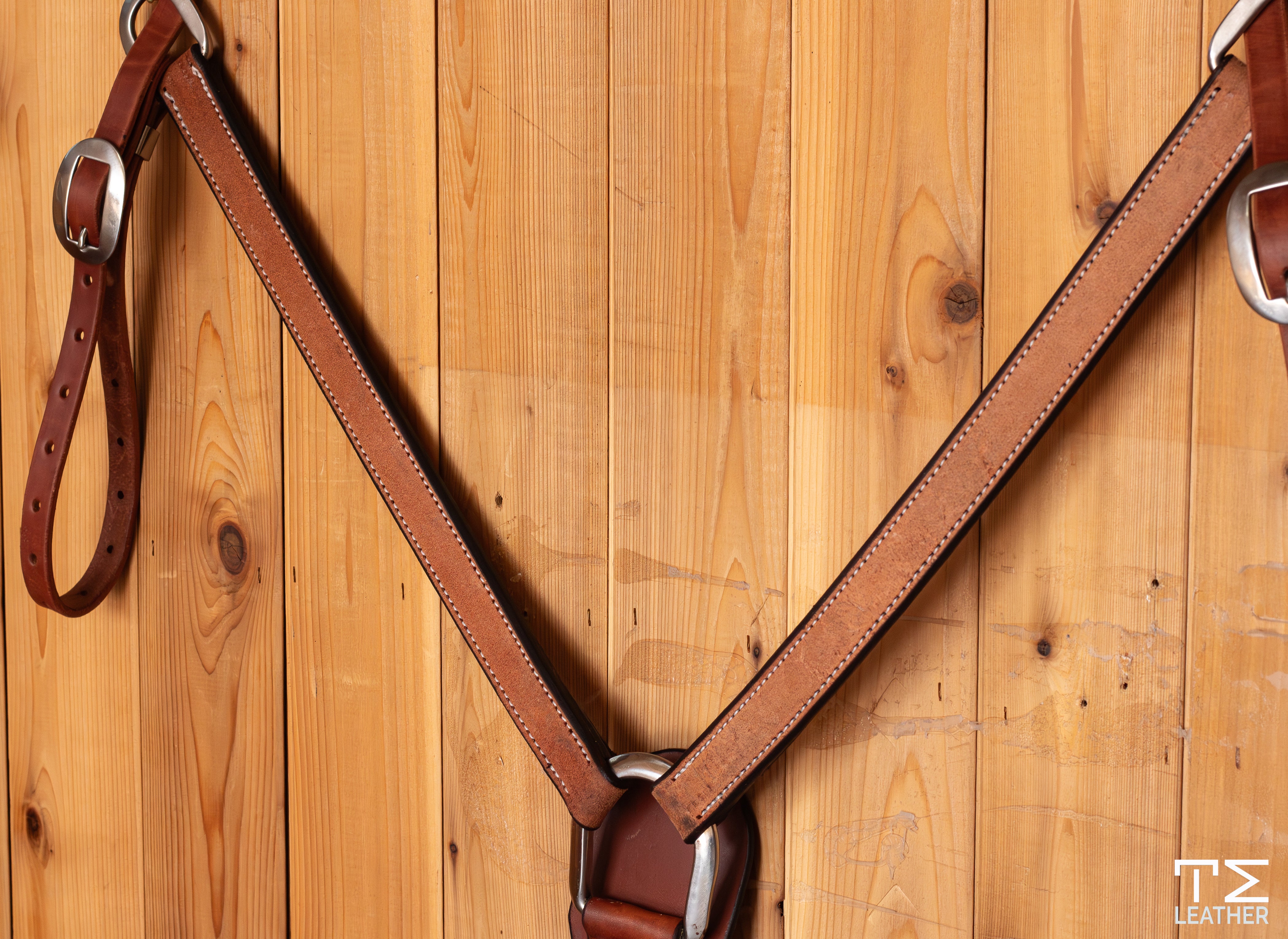 1" Plain Natural Roughout Breast Collar