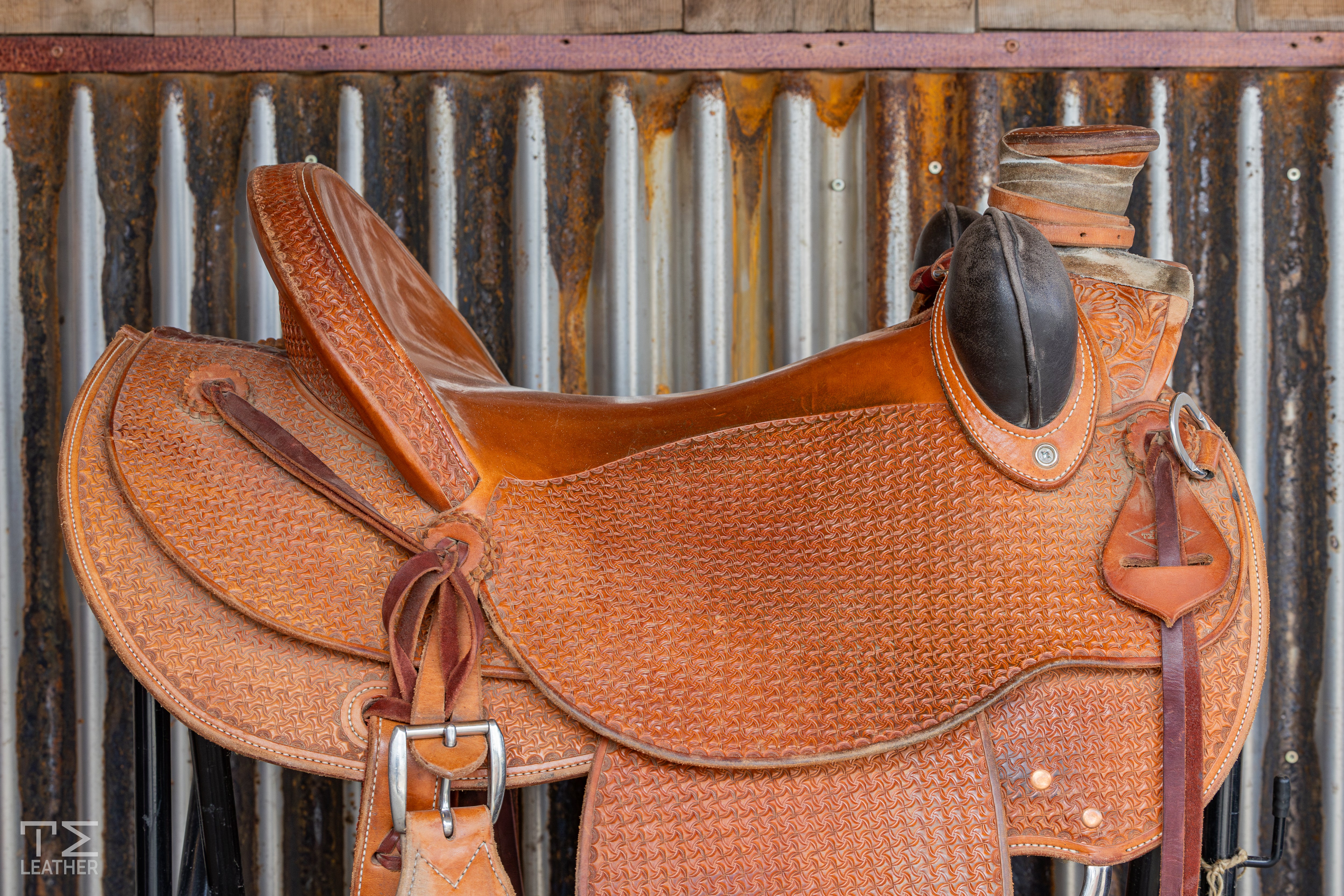 16" TM Leather and Saddlery Wade Ranch Saddle