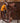 16.5" TM Ranch Cutter Chocolate Roughout w/ Daisy Floral Tooling