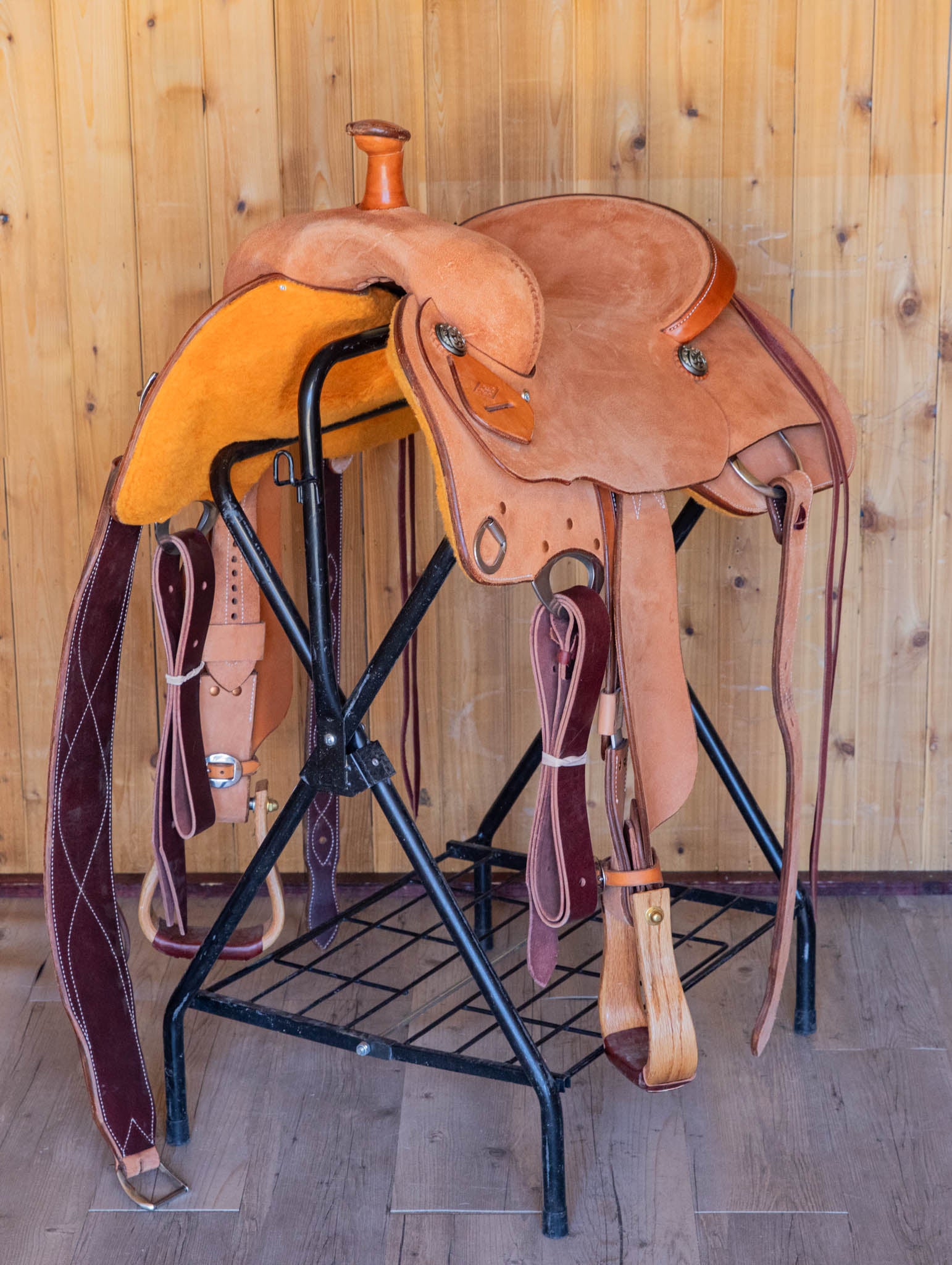 Ranch Cutter Saddle 15.5" Roughout Natural