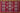 Salmon Pink base w/ Red, Wine, Light Gray & Dark Gray Accents Flat Show Blanket