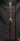 Slit Ear Mahogany Floral w/ Steel Rounded Diamond Buckle