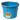 DuraFlex Plastic Flatback Bucket 8 qt.