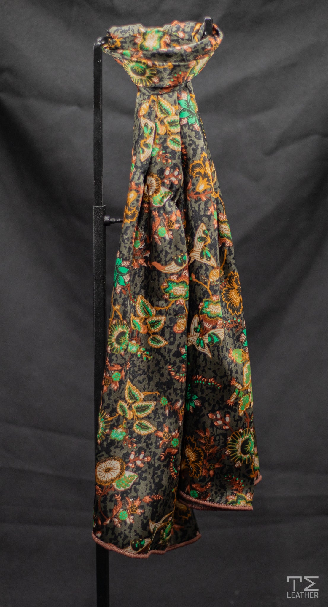 Multi-Colored Jungle Floral Wild Rag