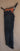 Black Roughout Chaps w/ Black & Light Brown Floral Yokes